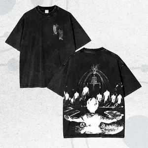 Vintage Wings of Freedom Washed Tshirt | Retro Style Illustration