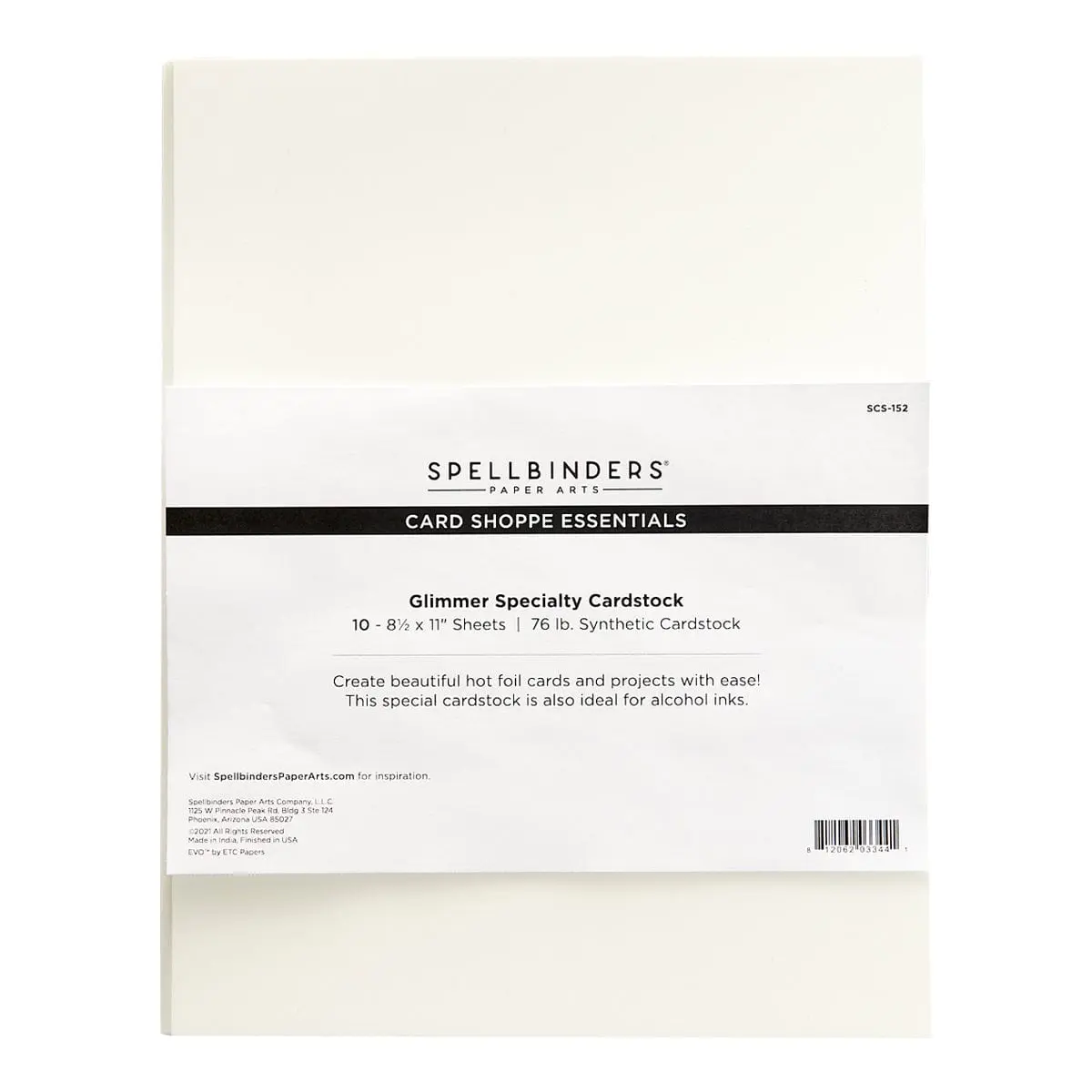 Spellbinders - Glimmer Specialty Cardstock 8 1/2'' x 11" - 10 pack