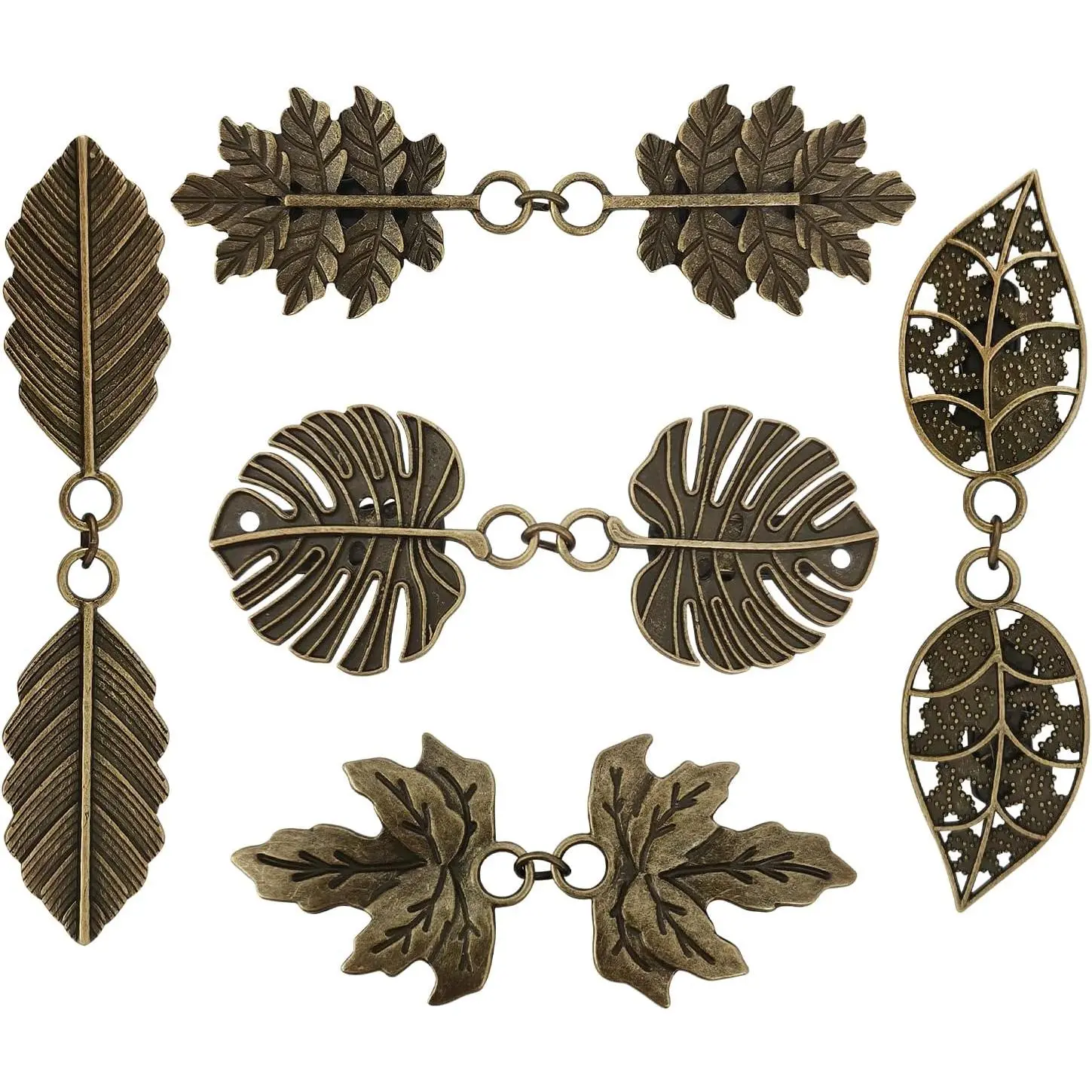 Exquisite Retro Sweater Twirl Clips, Cape Cloak Fasteners for Dresses, Stylish Cardigan Clips
