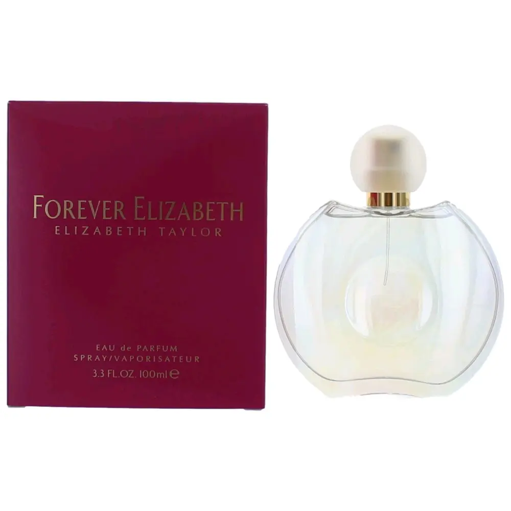 Forever Elizabeth Women's Signature Eau de Parfum (EDP) Spray Bottle, 3.3 fl oz Smelling Good Fruity Floral Fragrance with Blackberry, Tiare Flower, Jasmine Blend, Sandalwood, Musk Notes