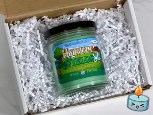 Hyrule Fields Candle | Hand Poured Vegan Wax Blend Candle | 9 oz, 4 oz, 2 oz Snap Bar