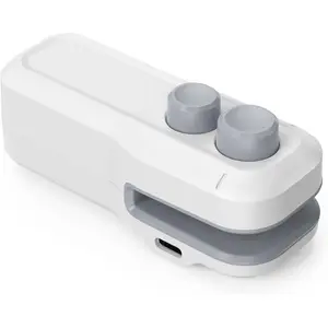 Mini Bag Sealer, 2-in-1 Rechargeable Heat Sealer with Type-C , Built-in  for Snack & Plastic Bags, Portable Resealer for Kitchen, Travel, and  Storage