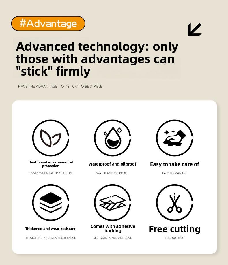 Marble Peel and Stick Countertop Contact Paper, Self-Adhesive Waterproof Oil-Proof Kitchen Cabinet Sticker, Heat Resistant Thickened PET Wallpaper for Furniture, Door, Renovation