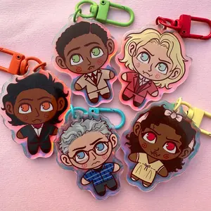 Interview with the Vampire inspired Gummy Acrylic Keychain— Louis, Lestat, Claudia, Armand, Daniel, cute, Perfect for keys, bags, or as a gift