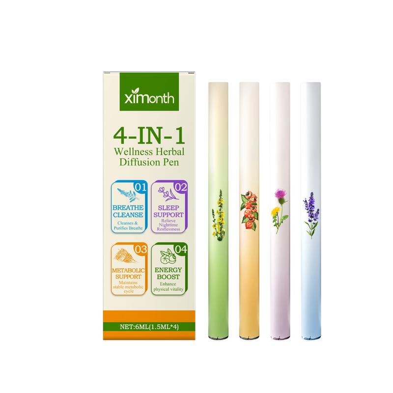 Natural 4-in-1 Herbal Sticks  Soothe Mood & Boost Daily Wellness