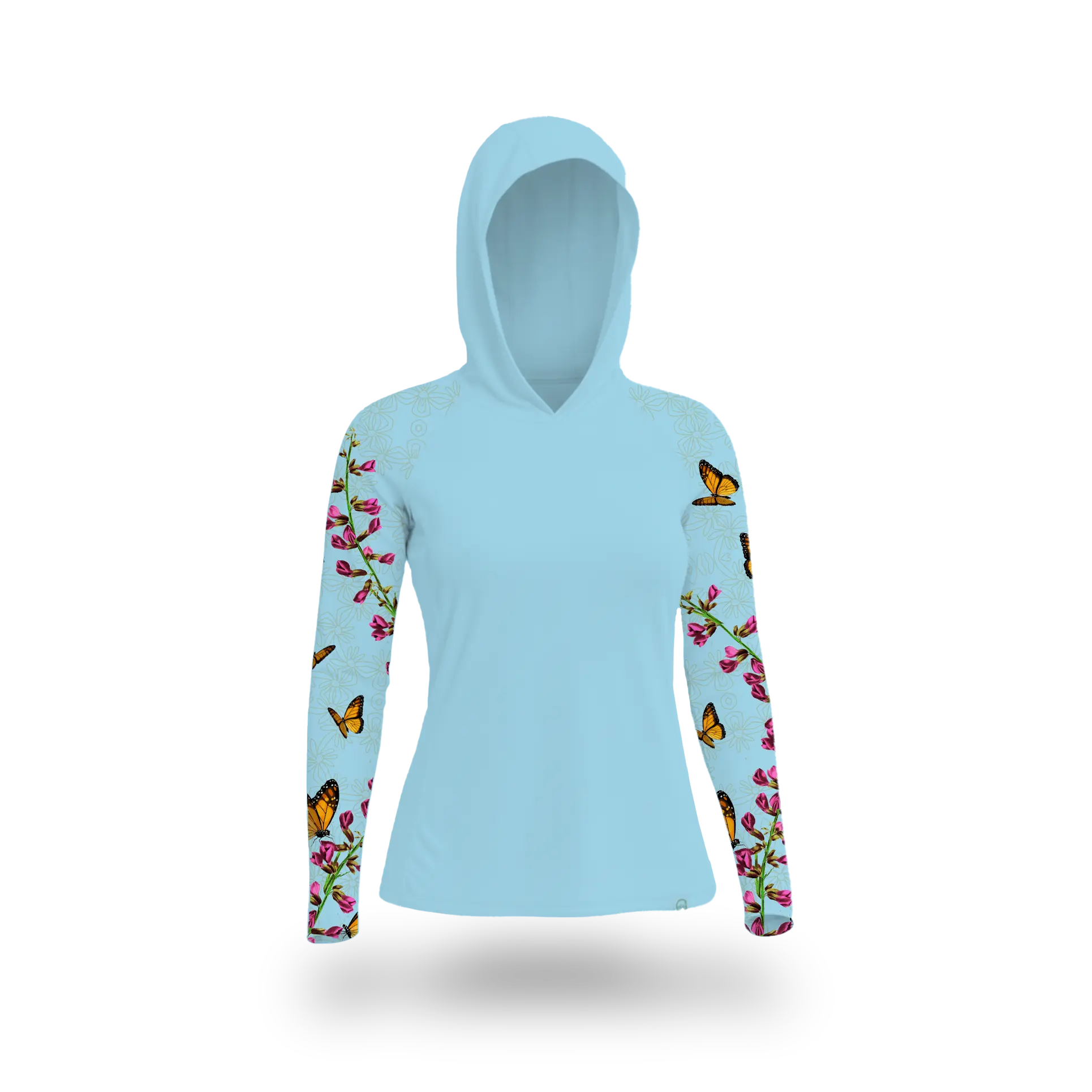 Variants Women - FARMER´S DEFENSE UPF 50+ Sun Protection Hoodie Long Sleeve Shirt for Women Hiking, Gardening, Farming & Outdoor