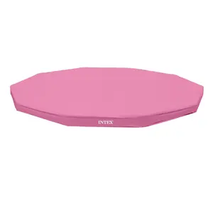 Pink Round Pool Cover