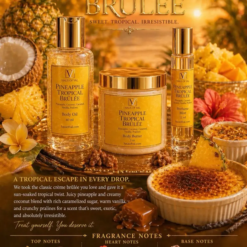 Pineapple Tropical Travel Buttercream Sample Kit