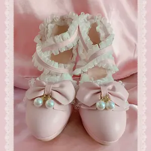 Adorable Women's US Size 8 Kawaii Puella Magi Madoka Magica Lolita Heels Shoes Footwear