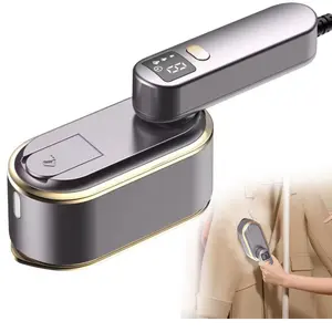 Foldable Handheld Travel Steam Iron For Clothes Garment Steamer Powered With Rated Steam Ceramic Electric Iron Wet Dry Function