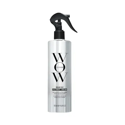 Wow Extra Strength Dream Coat Anti-Frizz Treatment Spray - Curly/Coily Hair Moisturizer, Humidity-Proof Heat Protectant, Frizz-Free Styling, Keratin-Safe Hydrating Product for Extremely Dry Hair, 16.9oz Bottle