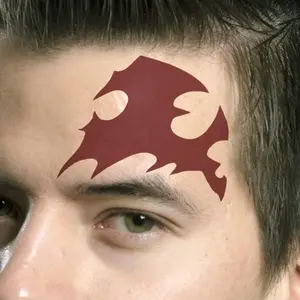 Demon Temporary Tattoos Nezuk Cosplay Kanroji Kokushibo Tanjir Cosplay Temporary Tattoos Toys Halloween Party