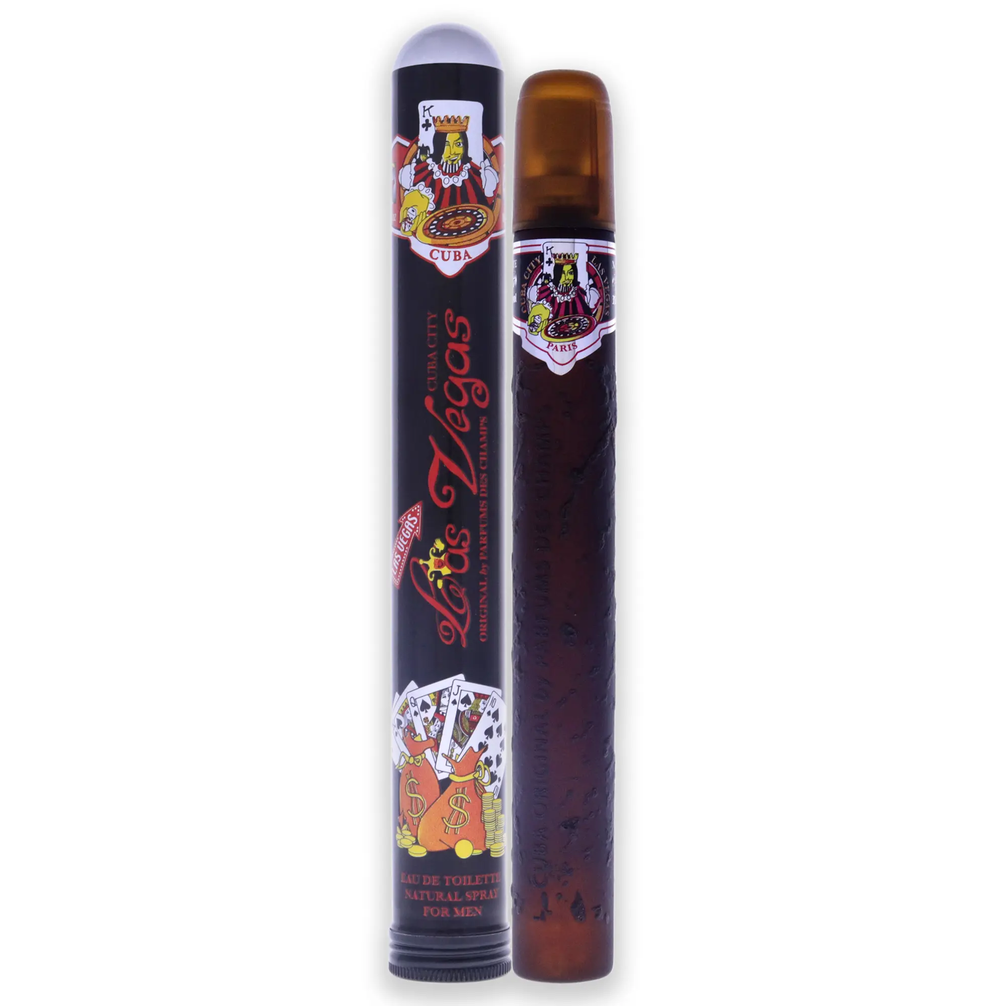 Cuba Cuba City Las Vegas by Cuba for Men - 1.17 oz Woody Aromatic Fragrance Bold Scent Long Lasting Eau de Toilette Spray Regular Edition