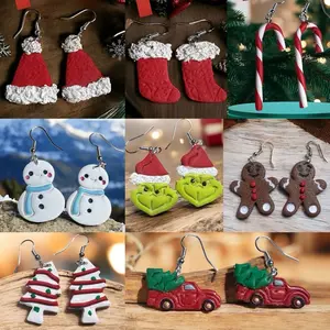 Christmas Dangle Hook Earrings for Educators - Simple Yet Charming Design for Daily Wear - Perfect Gift for Friends Coworkers or Children's Teachers