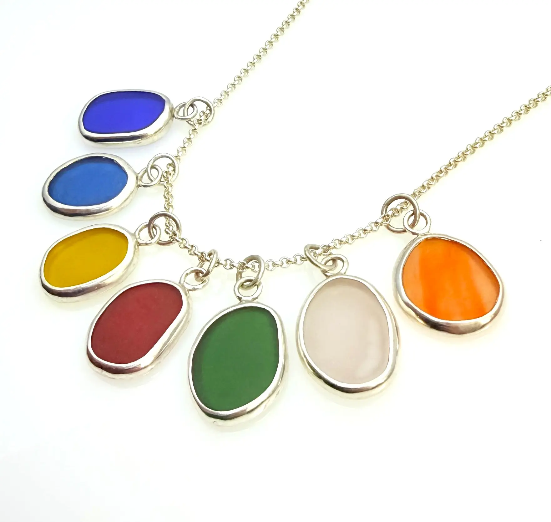 Van Gogh Sea Glass Pendant