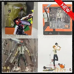 In Stock Figma 586 Chainsaw Man Anime Action Figures SHF Denji Katana Man Action Figure Anime Action Figures Toys