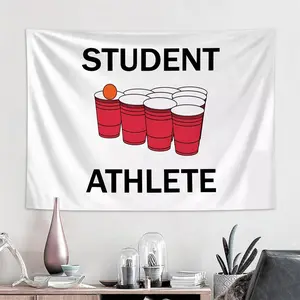 Student Athlete Party Banner, Student Athlete Party Decoration, Outdoor Hanging Fabric, Living Room Bedroom Office Home Room Party Background Decoration, Ornaments, Party Decorations Banners