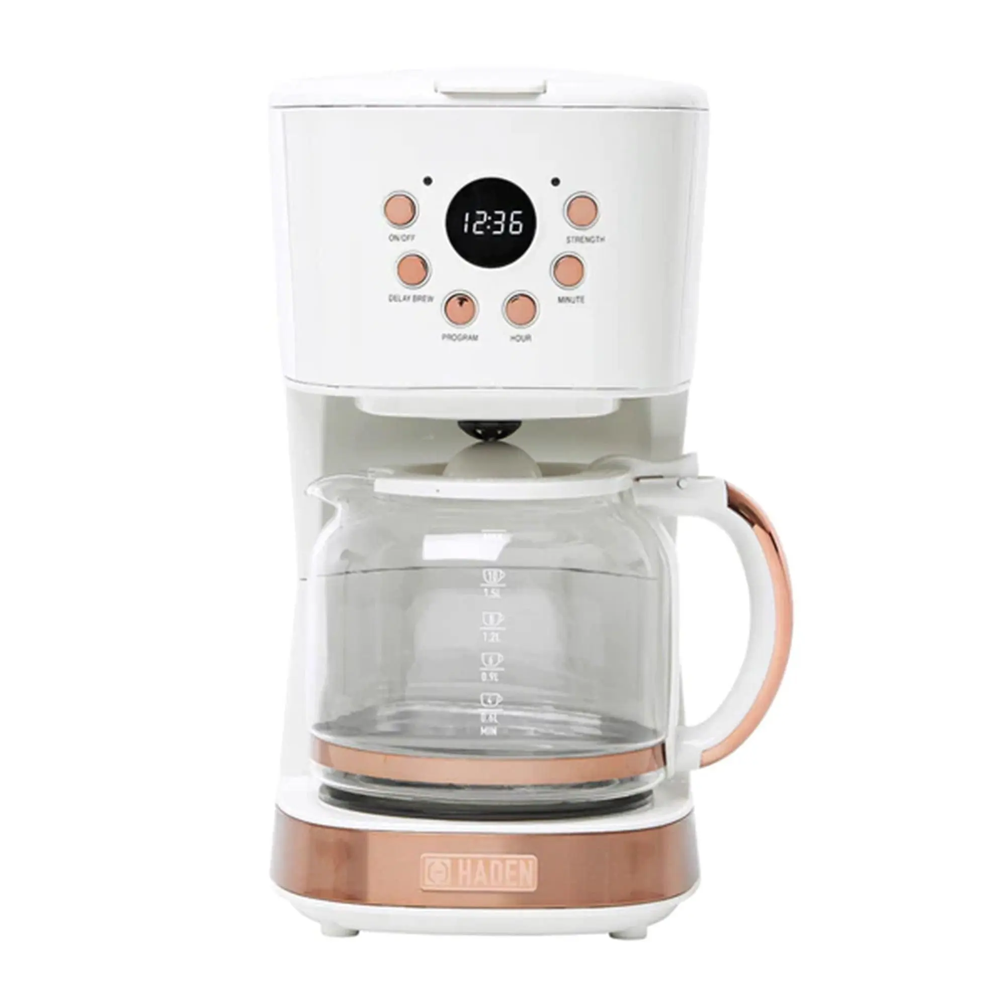 Haden Heritage 12 Cup Programmable Retro Coffee Maker Machine Haden Heritage 12 Cup Programmable Retro Coffee Maker Machine