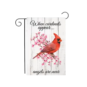 Cardinal Memorial Garden Flag 12.5"x18"