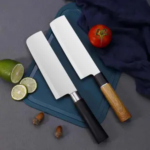 Family kitchen slicing knife, razor-sharp like a razor, hammered Japanese-style chef's knife suitable for restaurants or cooking, versatile for meat, vegetables, and fruit, perfect as a festive gift