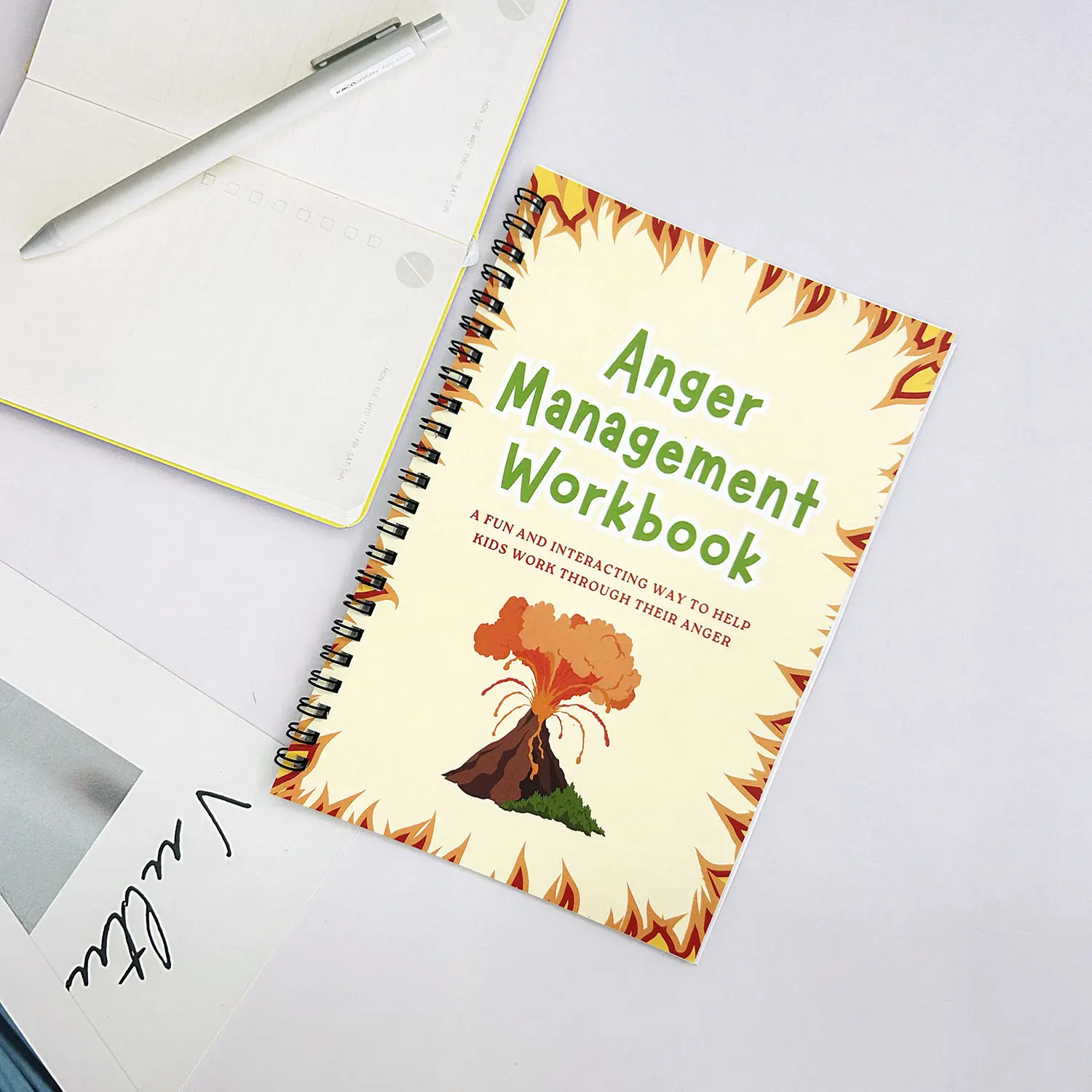 Anger Management Workbook, Fun Interactive Way to Handle Anger, Identify Physical Signs & Control Emotions, Self-Help Guide