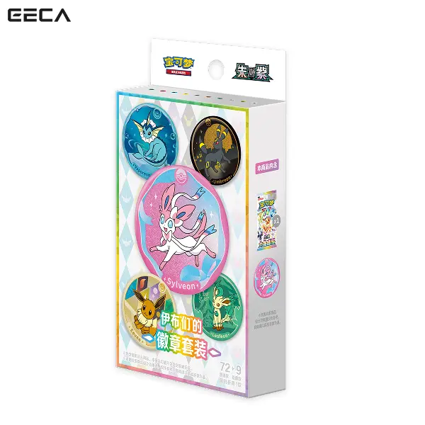 Pokemon TCG S-Chinese Scarlet & Violet CSV9.5C Eeveelution Badge Set Box