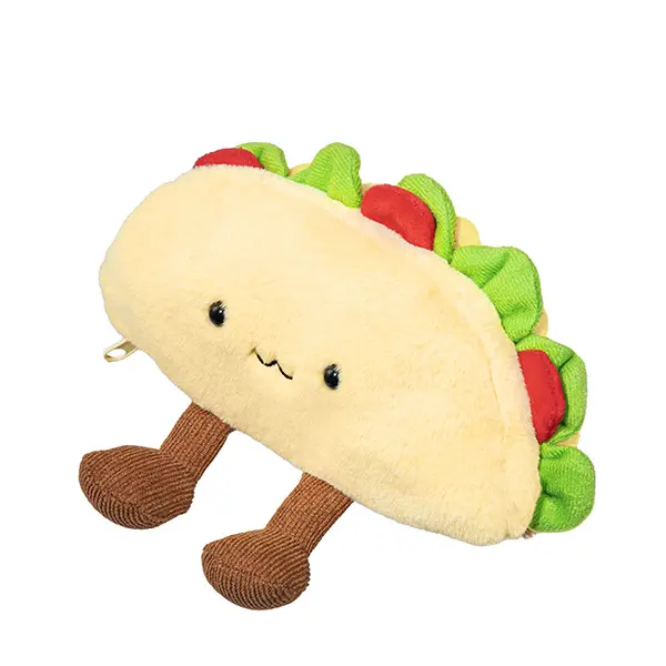 MAGMOJI Plush Magnetic Phone Wallet, Cardholder - Food Style, Detachable MagSafe Accessories for iPhone, Smartphone, Cellphone - Soft Plush Design