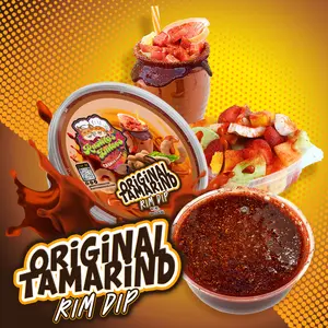 Original Tamarind Rim Dip - Sweet & Spicy Flavor Enhancer for Snacks and Drinks