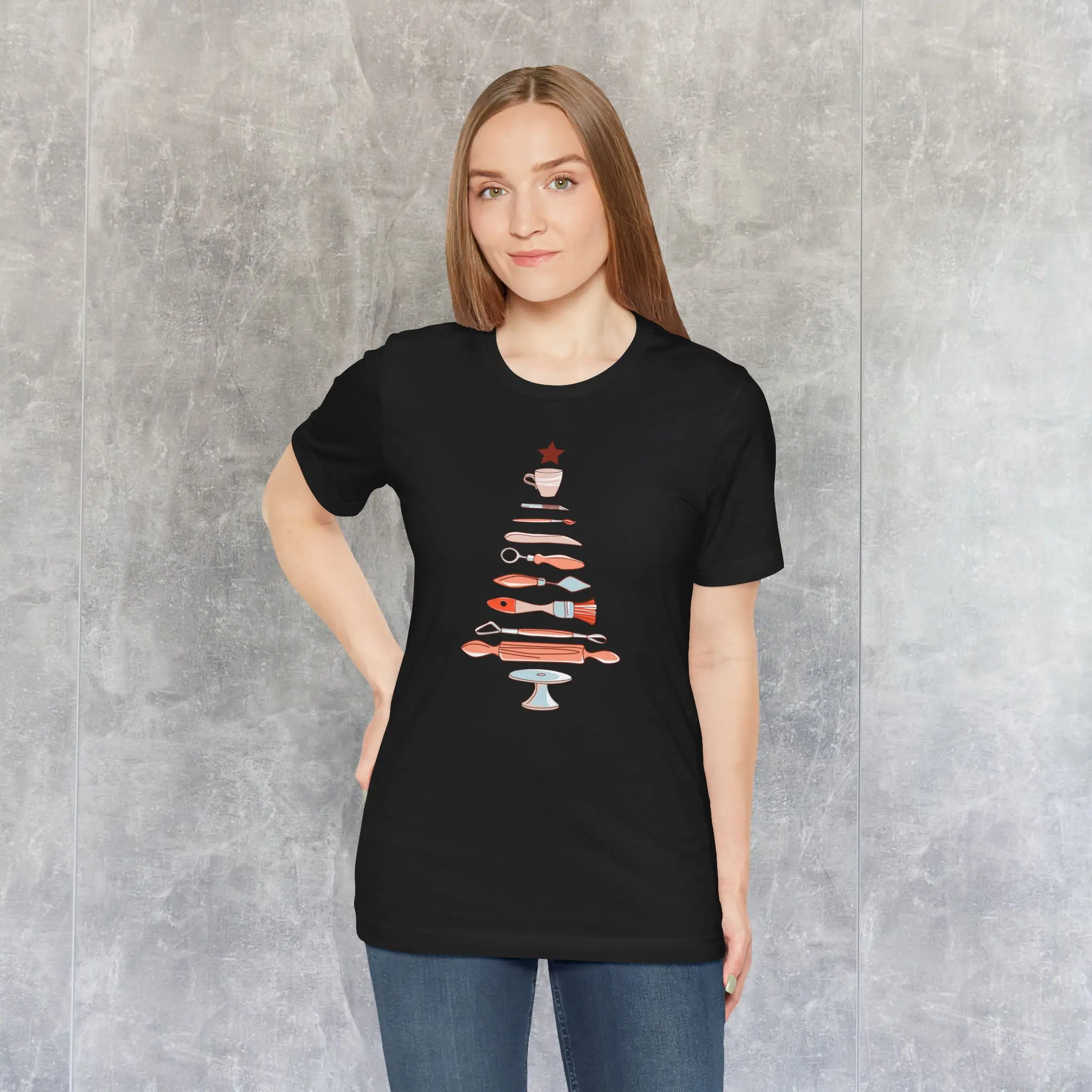 Pottery Christmas Tree tshirt, Pottery Shirt, Pottery Lover, Funny Pottery, Cute Pottery T-Shirt, Ceramic Maker Gift, Unisex & Women Shirts
