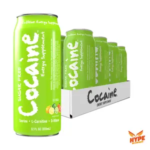Hype Caffeinated | Citrus Blast | Sugar Free | 12 Oz (355 ml) | Sports Energy Drinks | 12 Pack energy  drink