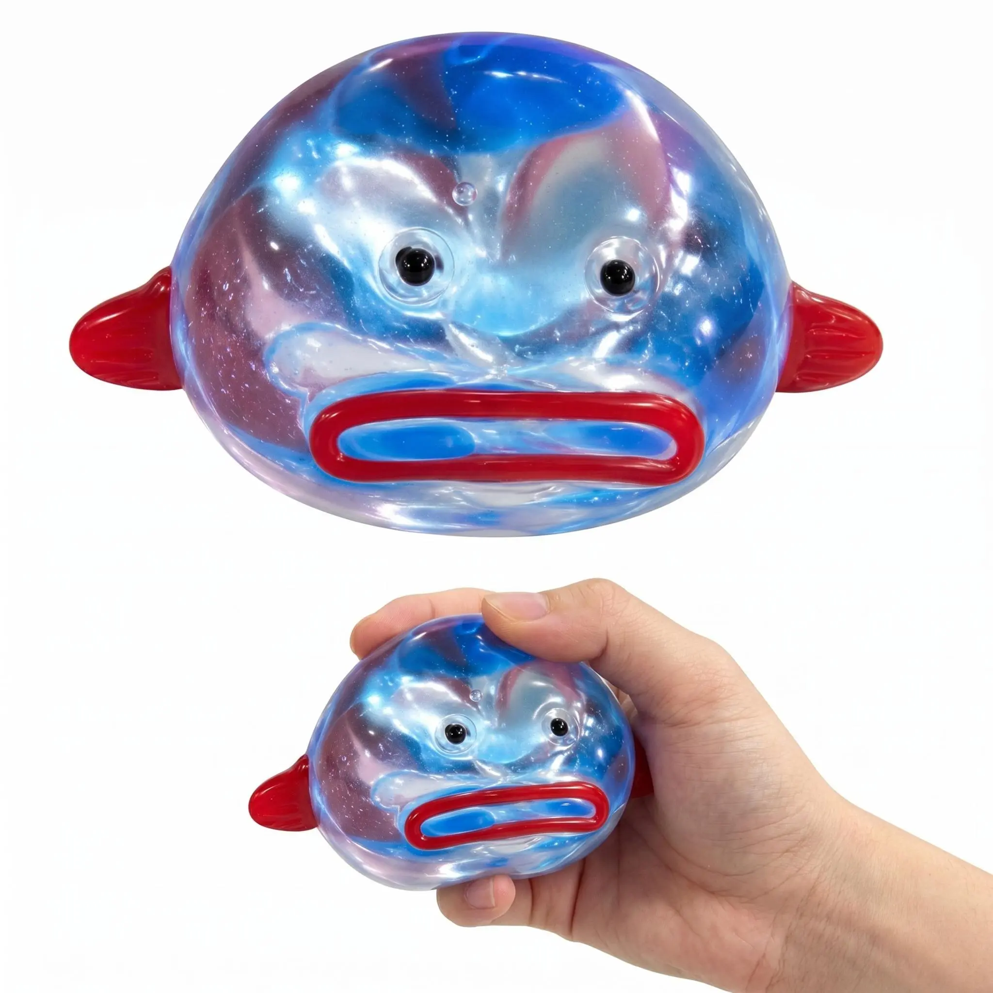 Blob Fish Squishy, Blobfish Squishy, Sugar Ugly and Cute Fish , Moldable Slow Rise Relaxing Sensory Fidget Stress