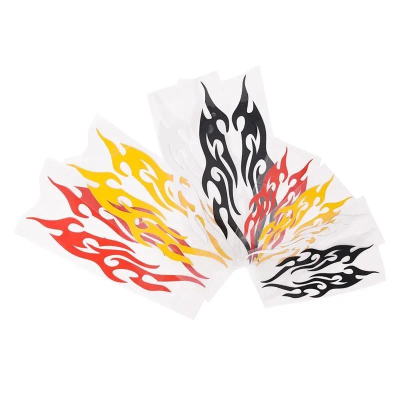 Car sticker modified flame car stickers bumper hood rearview mirror head cover stickers cover scratches motorcycle decals