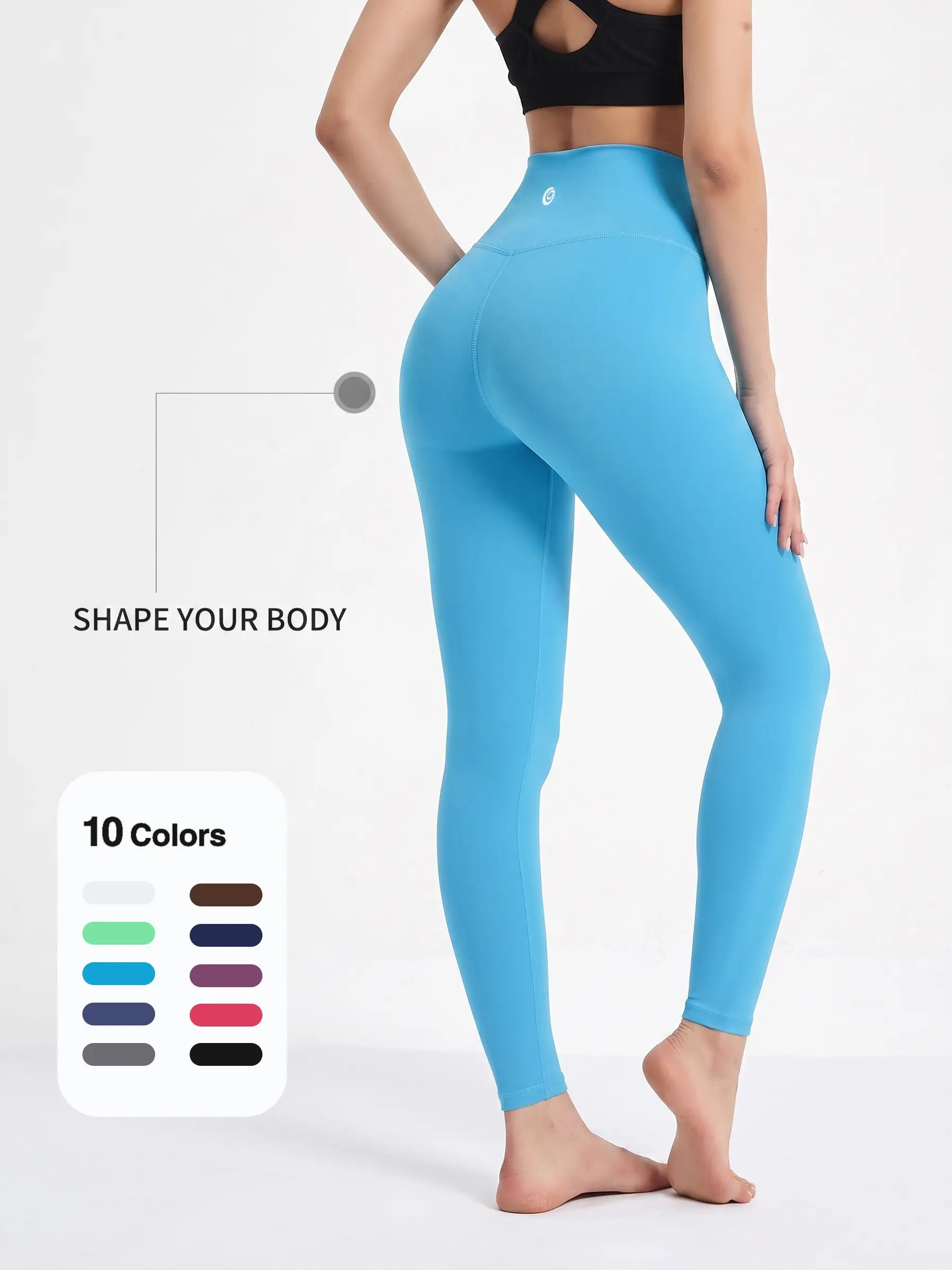 High Waist Butt Lifting No Seam Yoga Leggings For Women backtoschool
