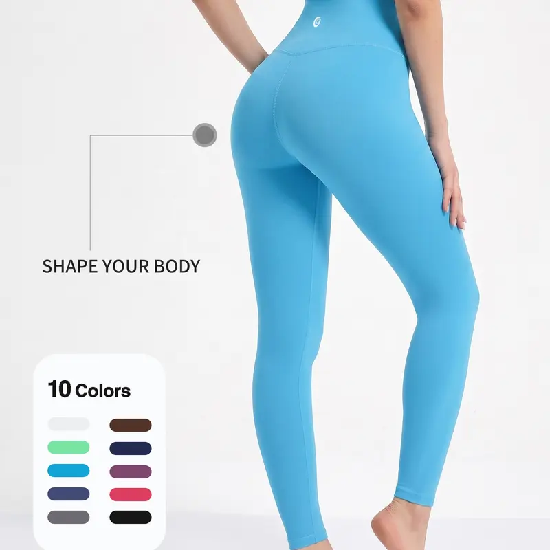 Uncia Active Women's High Waist Butt Lifting No Seam Yoga Leggings - Comfy Supportive Bottoms, Gym Pants, Daily Wear, Active Shapewear Women's Sports Leggings, Womens Fitness (Back to School),outdoorfun