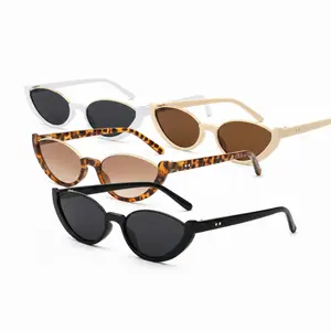 The Fortune Family Vintage Cat Eye Sunglasses Chic Neutral Sunglasses - Small Oval Cat Eye Frame - Fashionable Summer Accessories