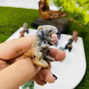 Wholesale Crystal Standing Position Dinosaur 1.5-Inch For Decoration 10pcs raondom