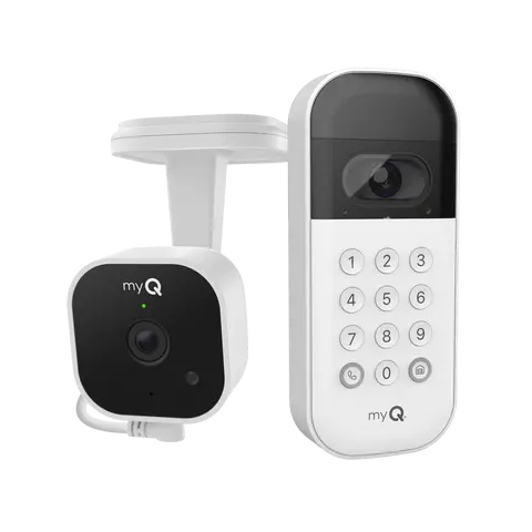 myQ Smart Garage Video Keypad + Smart Garage Camera Bundle | TikTok Exclusive