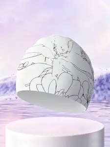 Adult Silicone Swim Cap, Large Size Sun Protection, Comfortable Fit, Unisex Professional Waterproof Training Hat, Ideal for Swimming