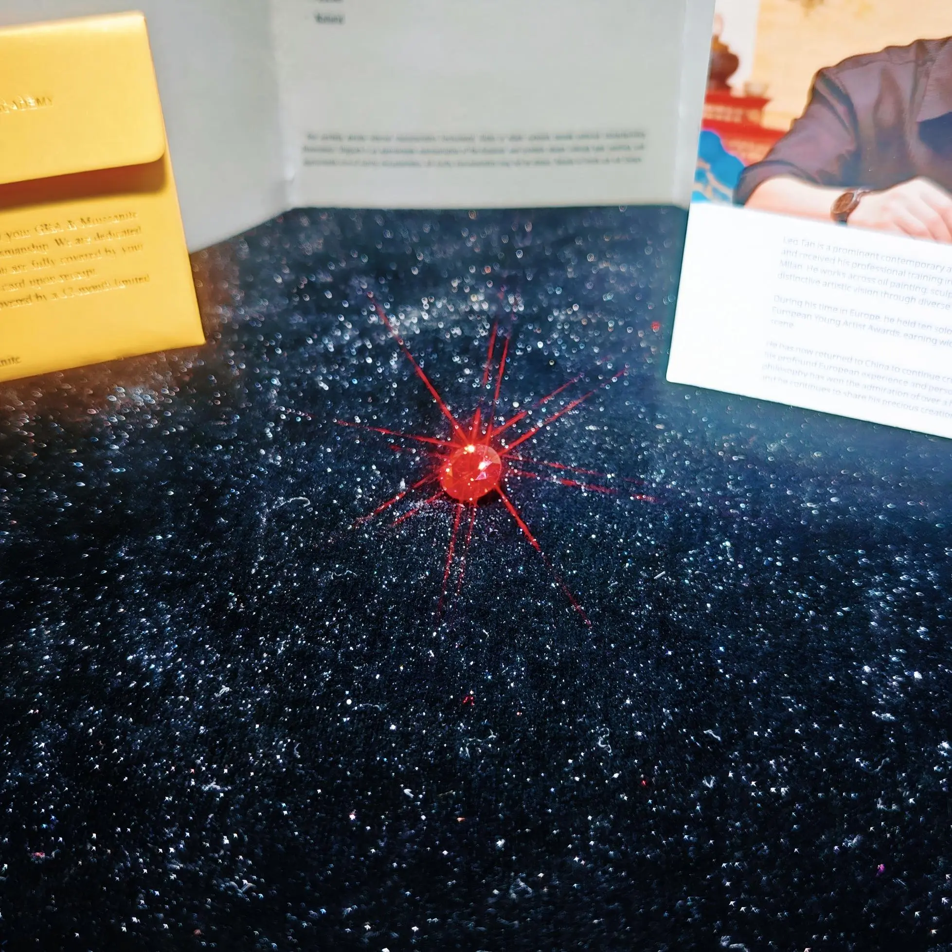 RS 11.0mm 5.0CT Garnet Moissanite