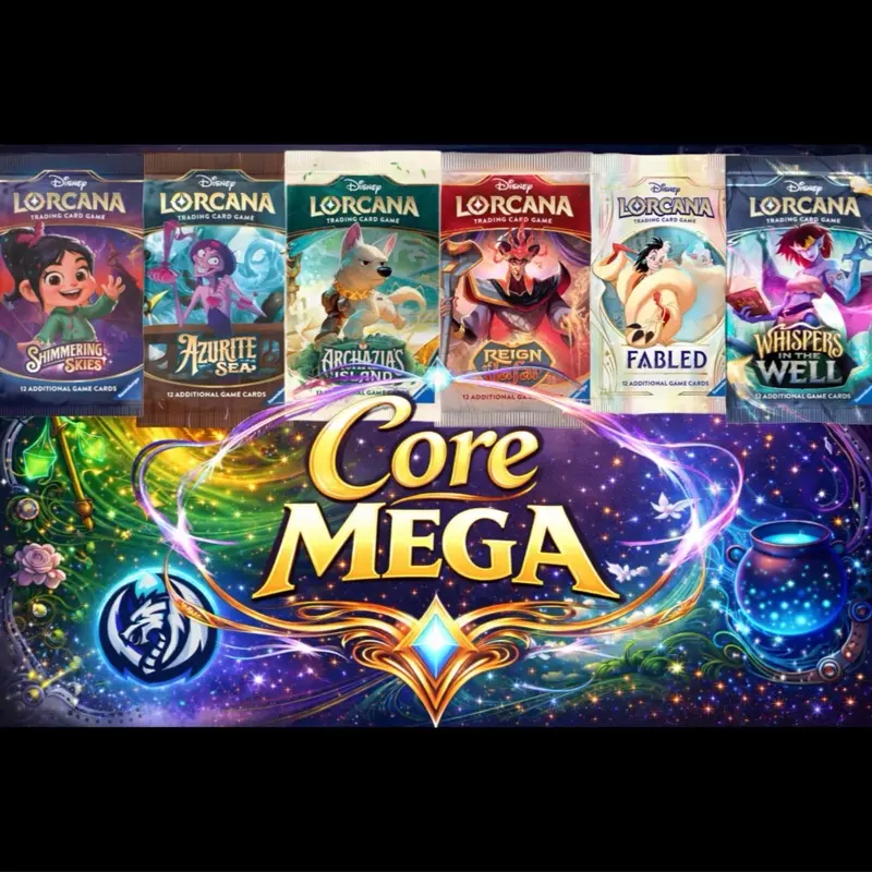 PB - CORE MEGA - Lorcana Booster Packs (Sets 5-11) - TikTok Shop