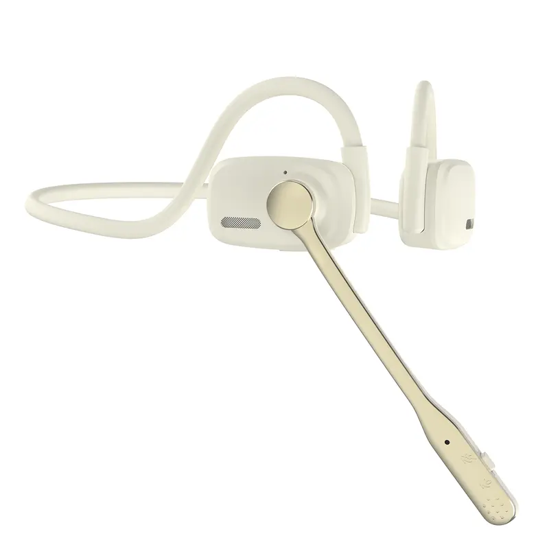 LK12 Open Ear Bone Conductor Earbuds Bluetooth - Wireless Headphones Bluetooth with Mute Button, 100mAh Battery, 10.0 to 12.9h Playtime, 20kHz, 5V, Fast Audio Transfer Cable, ENC 90% Noise Cut, Ideal for Office, Gaming