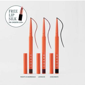 SOSHE Beauty Waterproof Precision Eyeliner - Ultra Soft Gel Formula, Long Lasting, Smudge Proof, Micro Precise 1.5MM Tip, True Black
