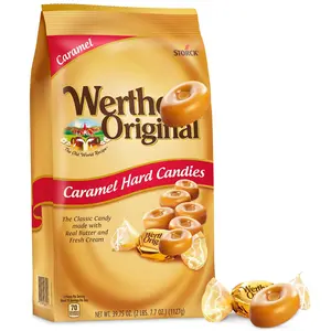 Werther's Original Caramel Hard Candies 34.0 oz Bag Classic Candy Made with Real Butter & Fresh Cream Snack Treats from Germany Sweet