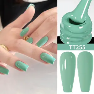 Gel Nail Polish, 8ml Soak Off LED/UV, Green All Seasons Nail Art, Long-lasting and Quick-Drying, for Home Salon Manicure Gift for Women