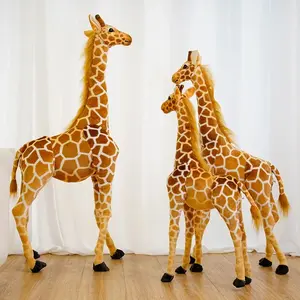 Giant Real Life Giraffe Plush Toys High Quality Stuffed Animals Dolls Soft Kids Children Baby Birthday Gift Room Decor