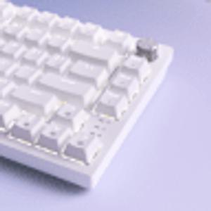 K65 PLUS 75% RGB Mechanical Gaming Keyboard for Mac and PC – Frost White