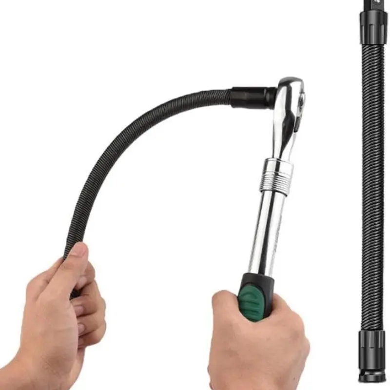 1/2 Flexible Shaft Extension Extender, Universal Wrench Extension, Torque Socket Ratchet Spanners, Electric Wrench Connecting Rod, Hand Tools for Precision Work, High Torque Wrenches