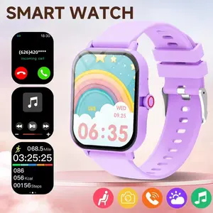 2026 New Smartwatch, Wearable, Square, 1.83 Inch HD Screen, Camera, Music Control, Multi-Sport Modes, Bluetooth-compatible Calls, Android/iOS Compatible, Kids Birthday Gift Choice