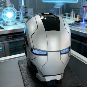 Iron Hero Helmet MK5 Mask- Premium Quality for Cosplay and Costume Party, Ideal for Men and Teens Iron Hero Helmet MK5 Mask- Premium Quality for Cosplay and Costume Party, Ideal for Men and Teens