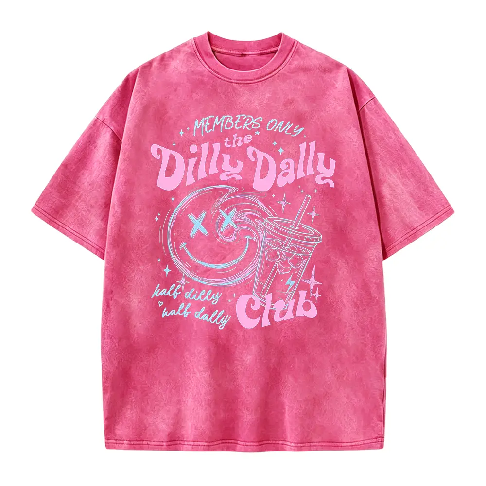 Dilly Dally Club T-Shirt, Members Only Shirt, Sarcastic Retro Shirt, Sassy Dilly Dally Graphic Tee, Funny Women's Tee
